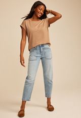 24/7 Textured Clara Tee, C574, small