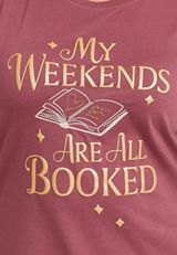 Plus Size My Weekends Are All Booked Classic Fit Graphic Tee, C6578, small