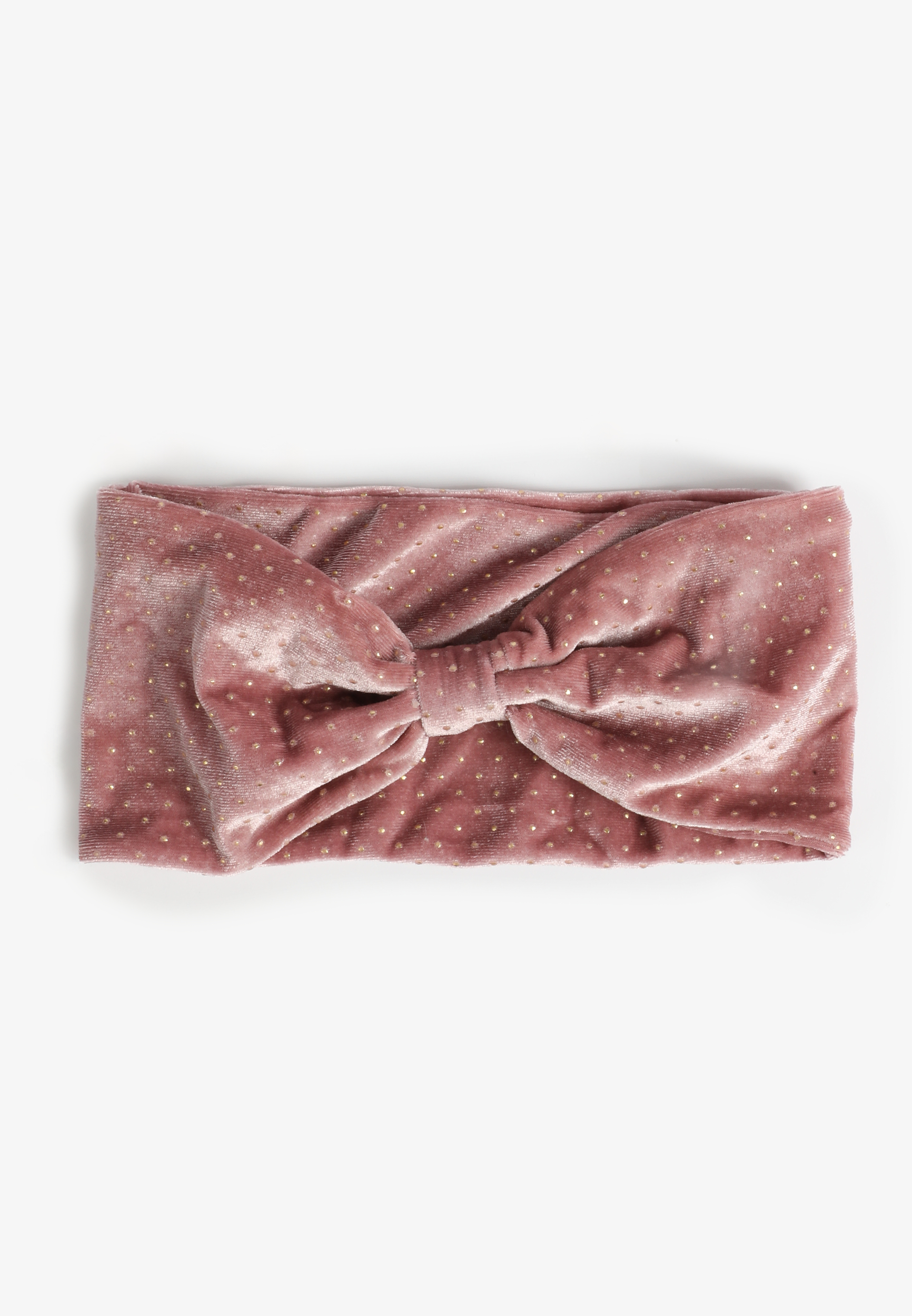 Velvet Sparkle Knot Stretch Headband