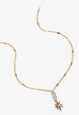 Celestial Star Necklace, GOLD, small
