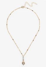 Celestial Star Necklace, GOLD, small