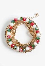 Holiday Beaded Stretch Bracelet Set, C1524, small