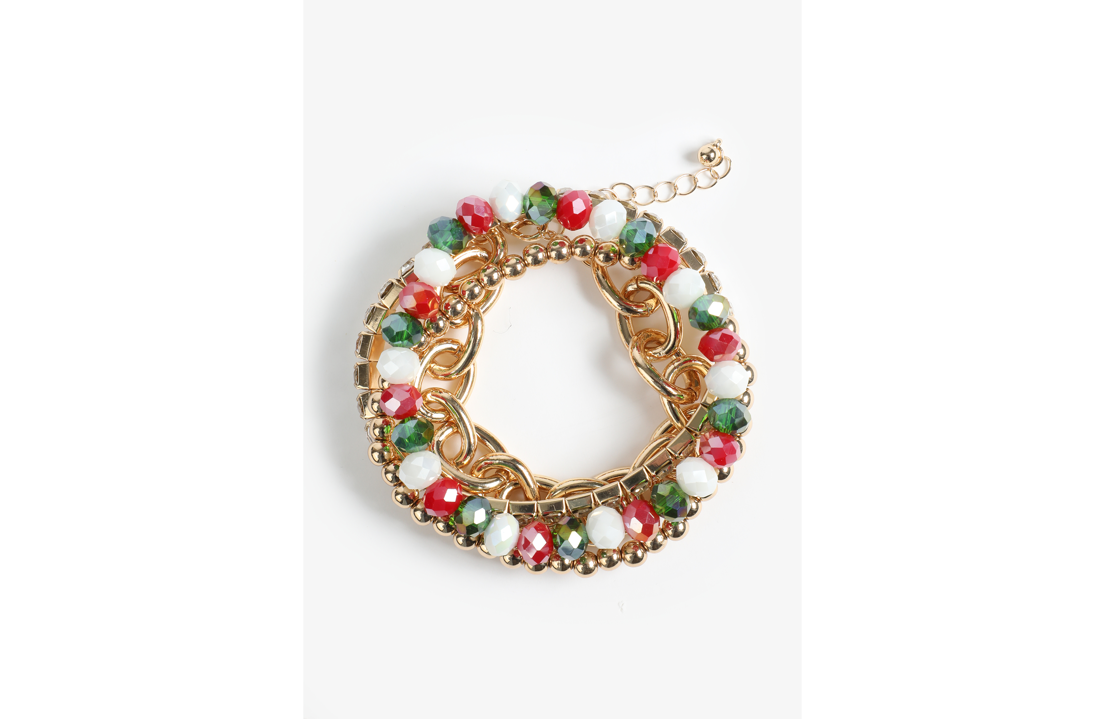 Holiday Beaded Stretch Bracelet Set