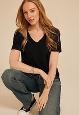 24/7 Dawson V Neck Tee, C106, small