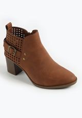 SuperCush Lana Laser Cut Heel Boot, COGNAC, small