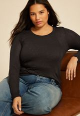 Plus Size Floral Jacquard Mesh Top, C106, small