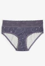 Simply Comfy Cotton Celestial Hipster Panty, C3462, small