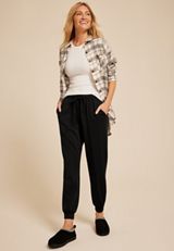 Cloud Scuba Knit High Rise Jogger, C106, small
