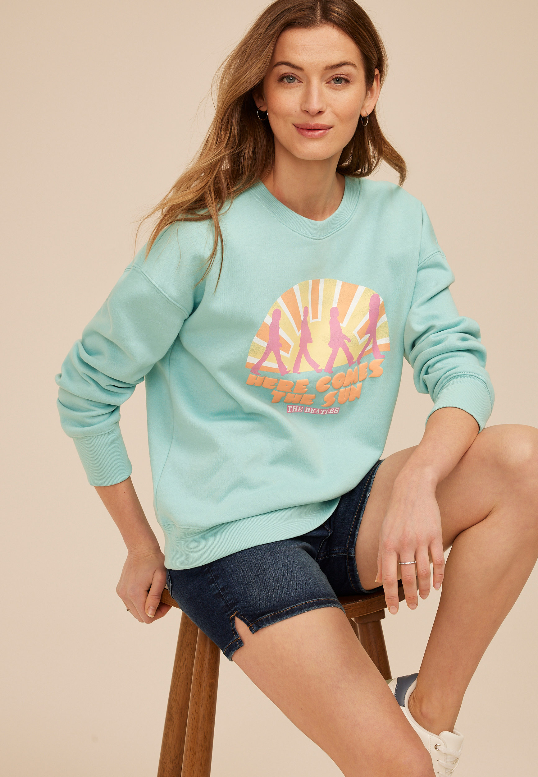 The Beatles Here Comes the Sun Sweatshirt, C9010, large