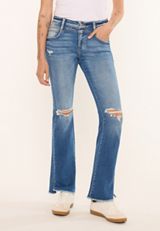 KanCan&trade; Mid Rise Twisted Seam Bootcut Jean, C258, small