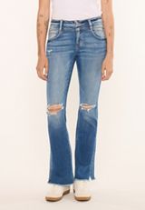 KanCan&trade; Mid Rise Twisted Seam Bootcut Jean, C258, small
