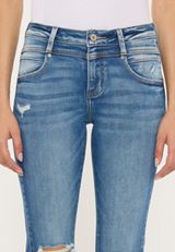 KanCan&trade; Mid Rise Twisted Seam Bootcut Jean, C258, small