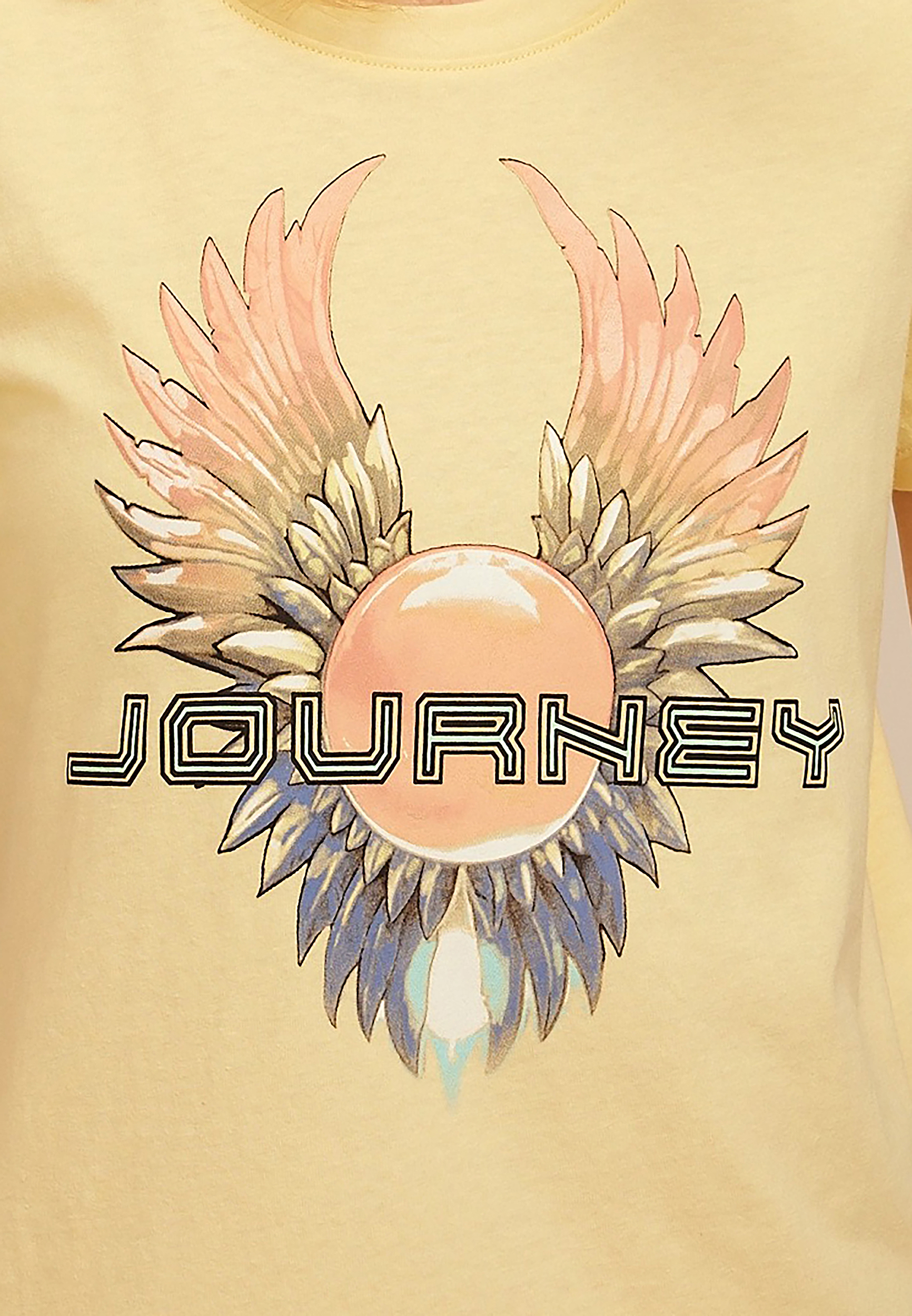 Journey Winged Sun Classic Fit Graphic Tee, C221, large