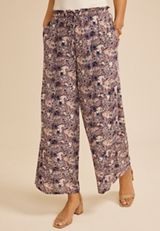 Printed Palazzo High Rise Pant, C2143, small