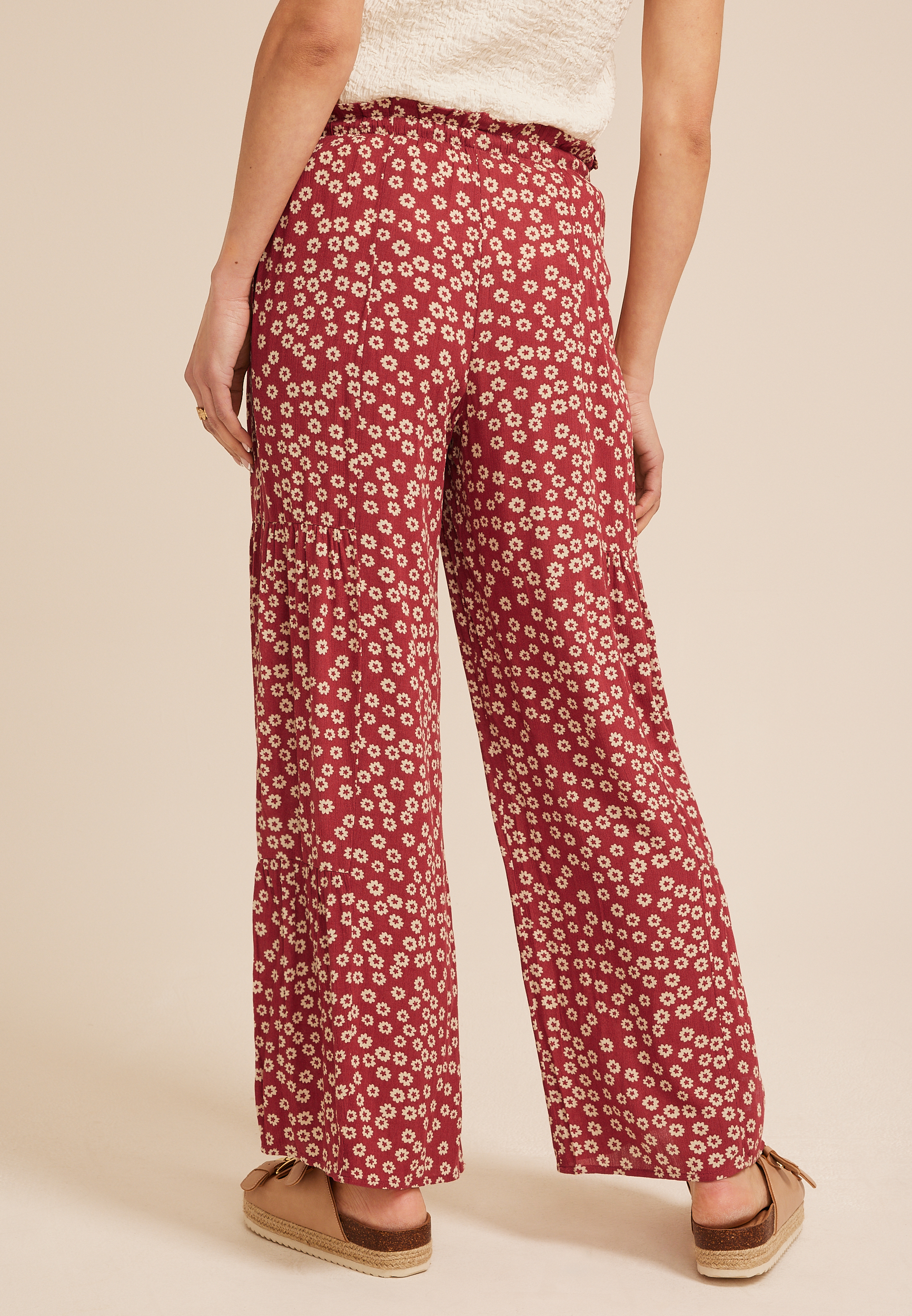 Printed Palazzo High Rise Pant - thumbnail 9