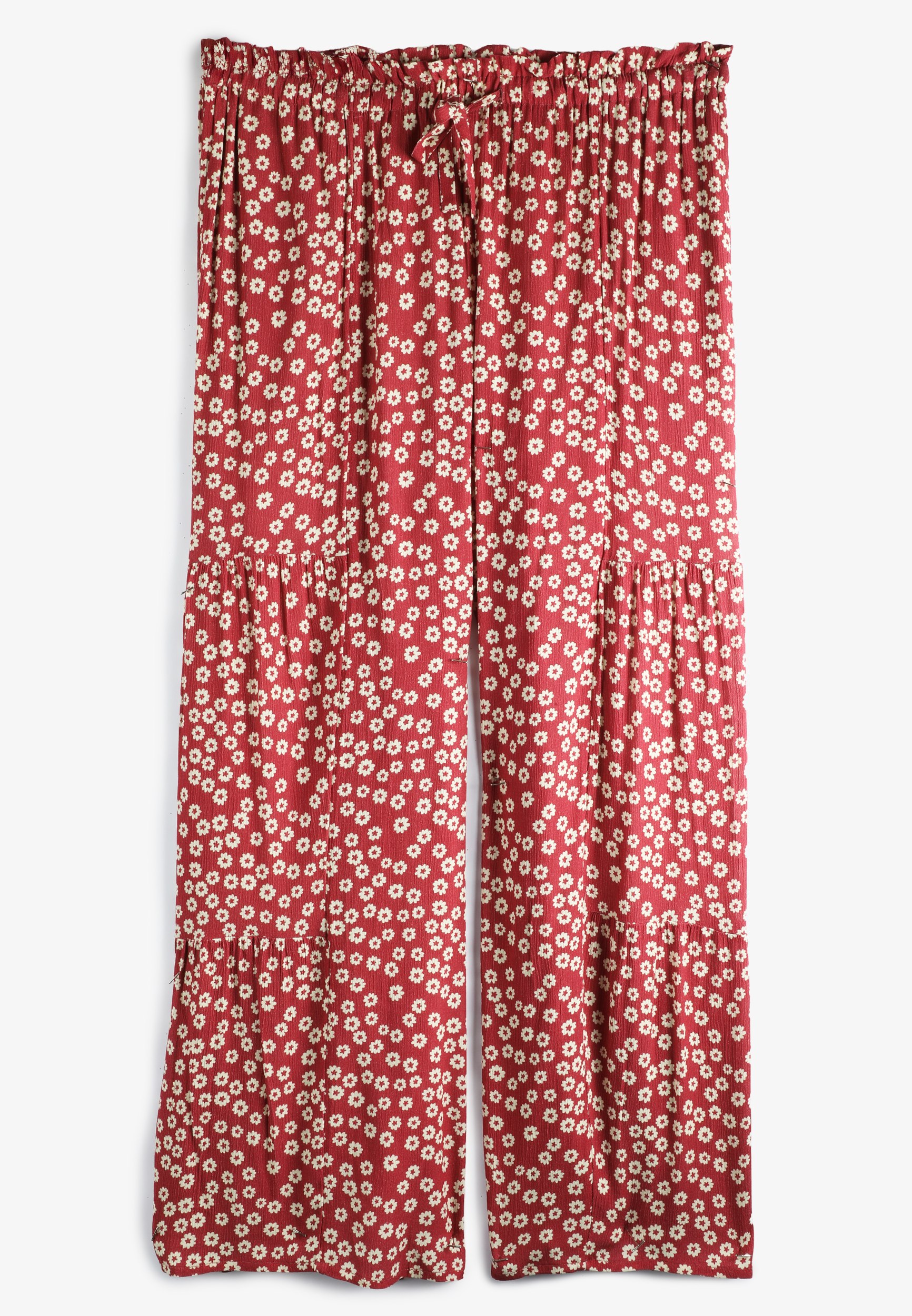Plus Size Printed Palazzo High Rise Pant