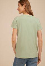 Vintage Floral Classic Fit Graphic Tee, SWAMP, small