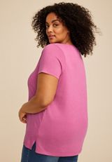 Plus Size Live And Let Grow Floral Classic Fit Graphic Tee, C6737, small