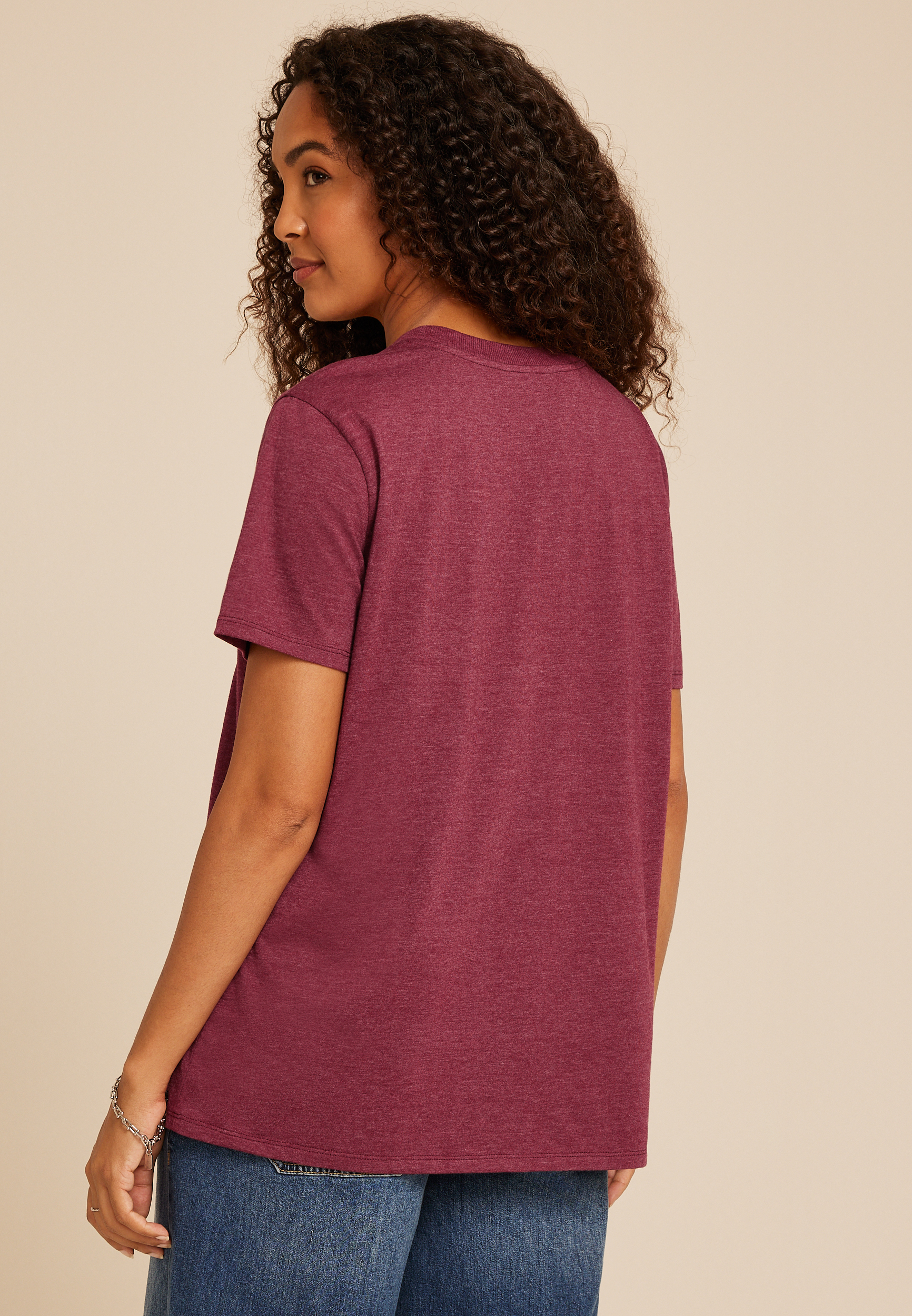 Guns N Roses Oversized Fit Graphic Tee | maurices