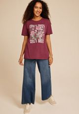 Guns N  Roses Oversized Fit Graphic Tee, C830, small