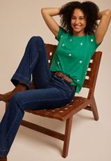 24/7 Dawson Shamrock Crew Neck Tee, C9559, small