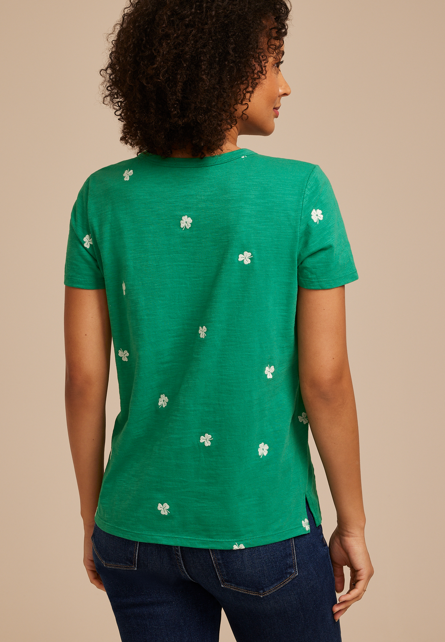 24/7 Dawson Shamrock Crew Neck Tee, C9559, large