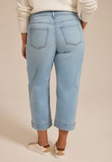 Plus Size m jeans by maurices&trade; High Rise Wide Leg Cropped Jean, C2806, small