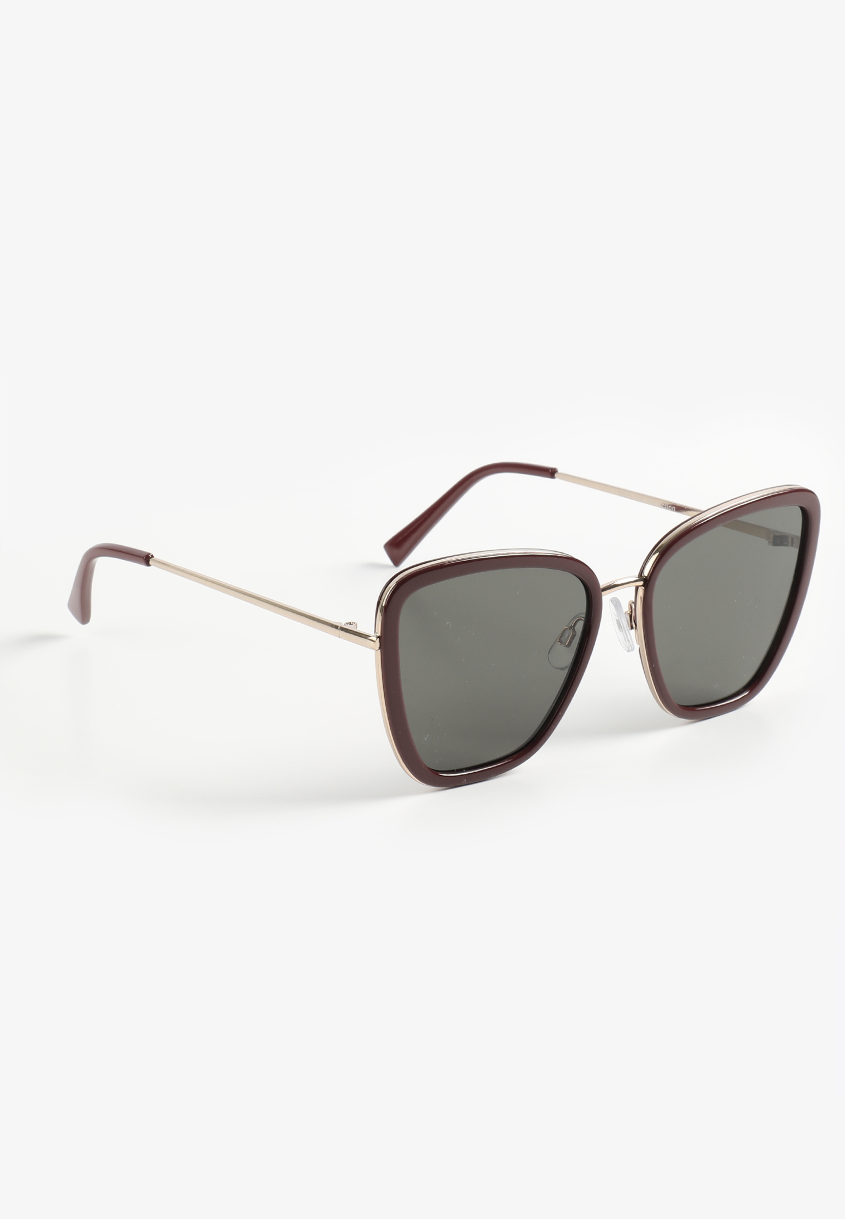 Slim Metal Cateye Sunglasses