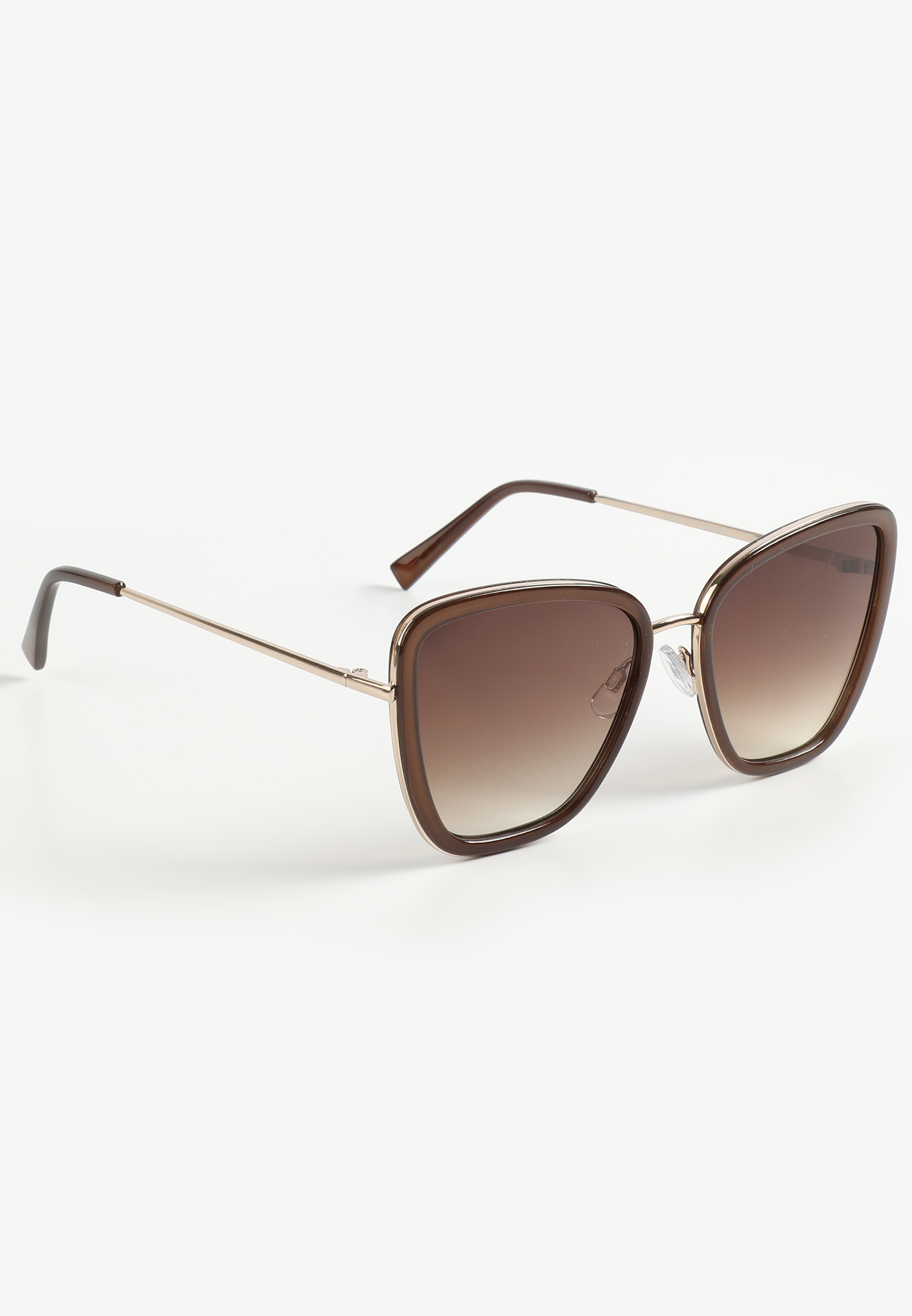 Slim Metal Cateye Sunglasses