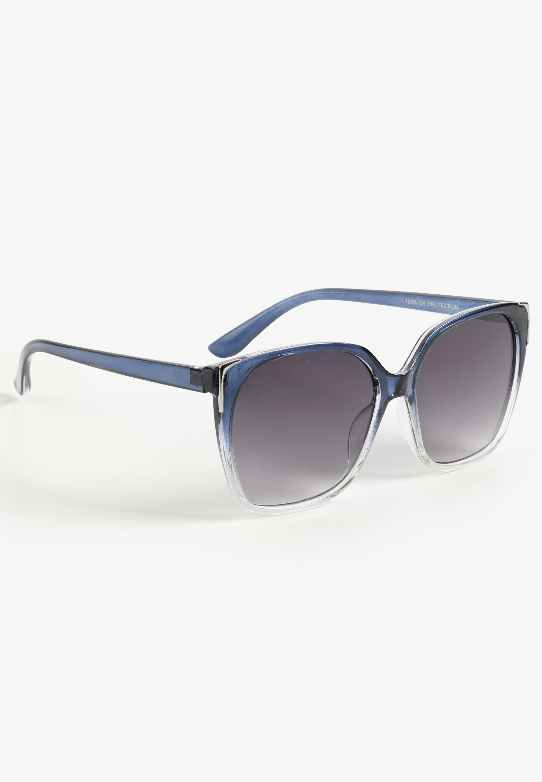 Blue Oversized Square Sunglasses