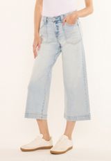 KanCan&trade; High Rise Patch Pocket Wide Leg Cropped Jean, C2806, small