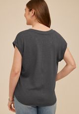 24/7 Berkley V Neck Short Sleeve Tee, C4033, small