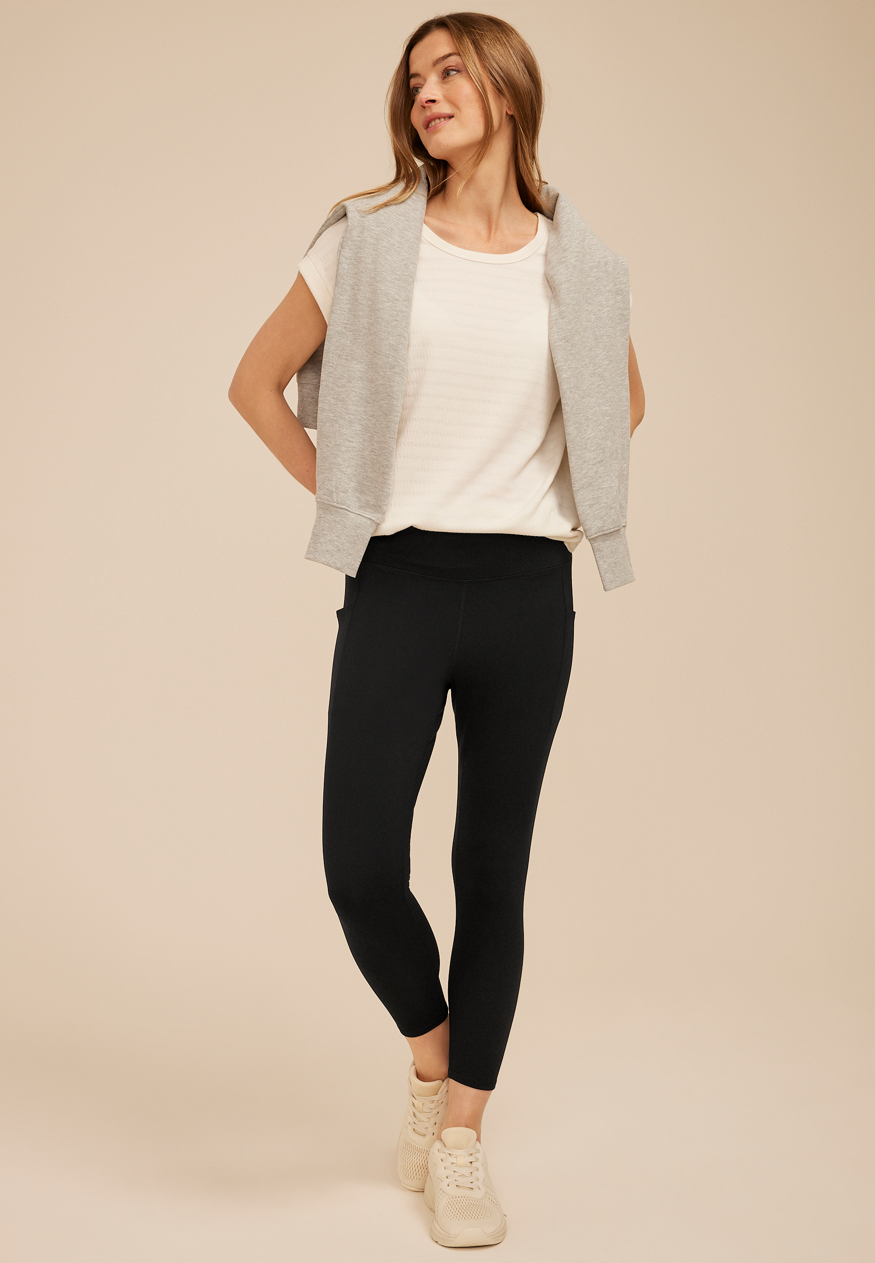 Smooth High Rise 7/8 Legging, C106, large