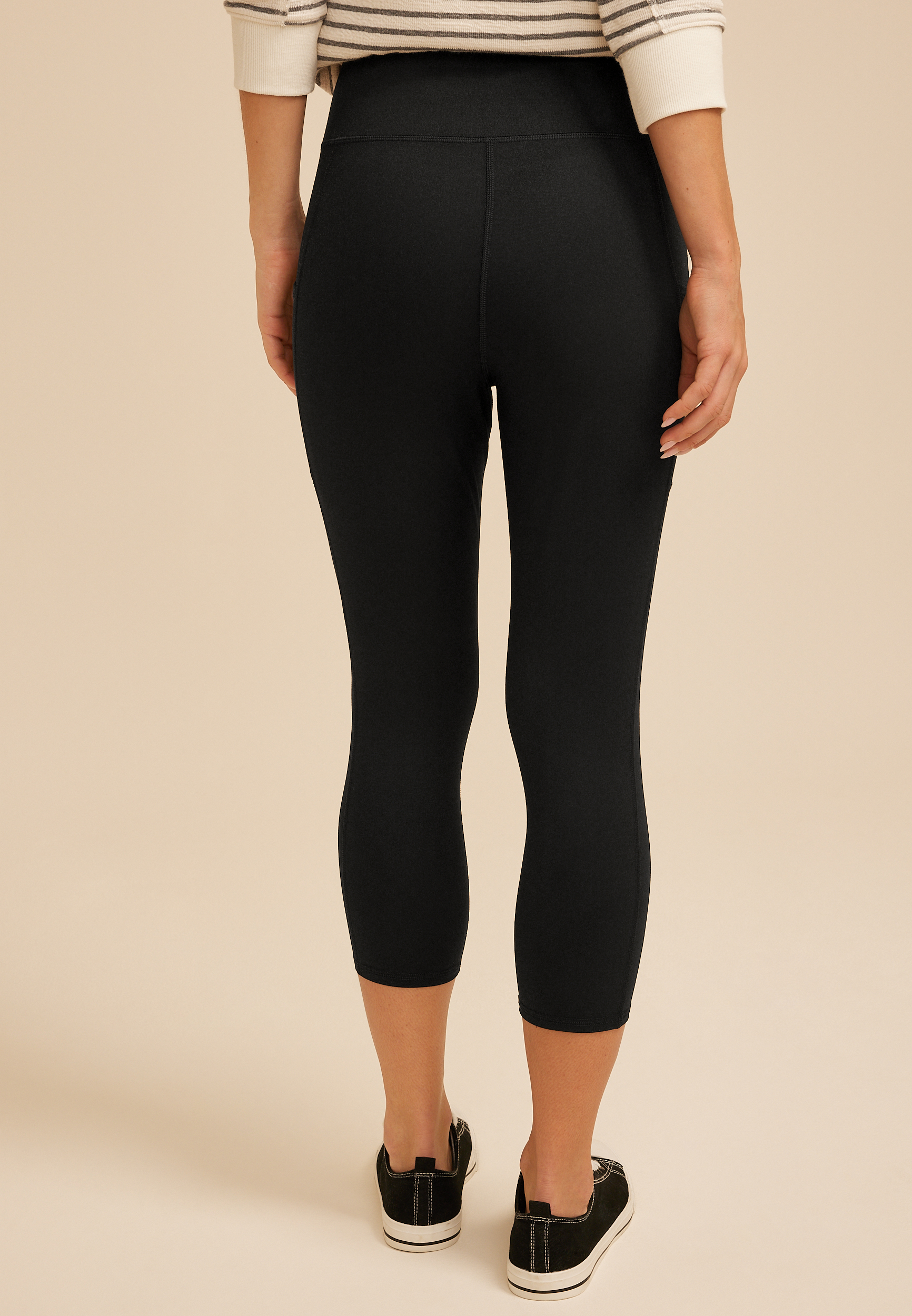 High Rise Pocket Luxe Capri Legging, C106, large
