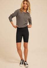High Rise Smooth Pocket Bike Short, C106, small
