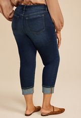 Plus Size m jeans by maurices&trade; Classic Mid Rise Straight Cropped Jean, C258, small