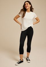 Ultra Soft High Rise Capri Legging, C106, small