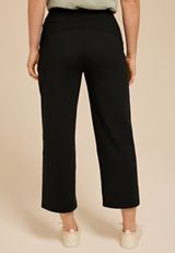 Traveler High Rise Wide Leg Cropped Pant, C106, small