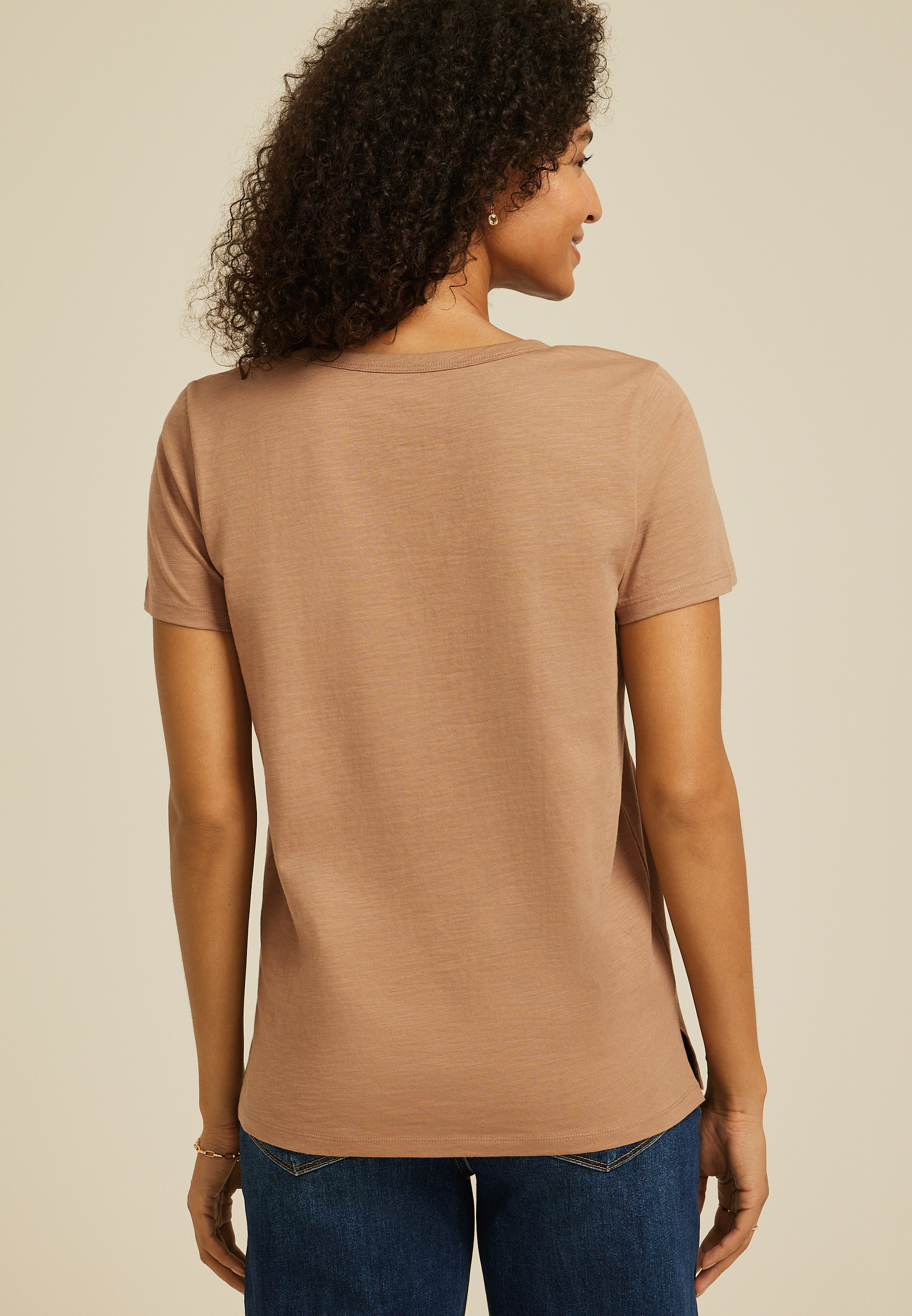 24/7 Dawson V Neck Tee, C574, large