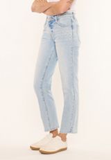 KanCan&trade; Mid Rise Studded Straight Leg Jean, C2806, small