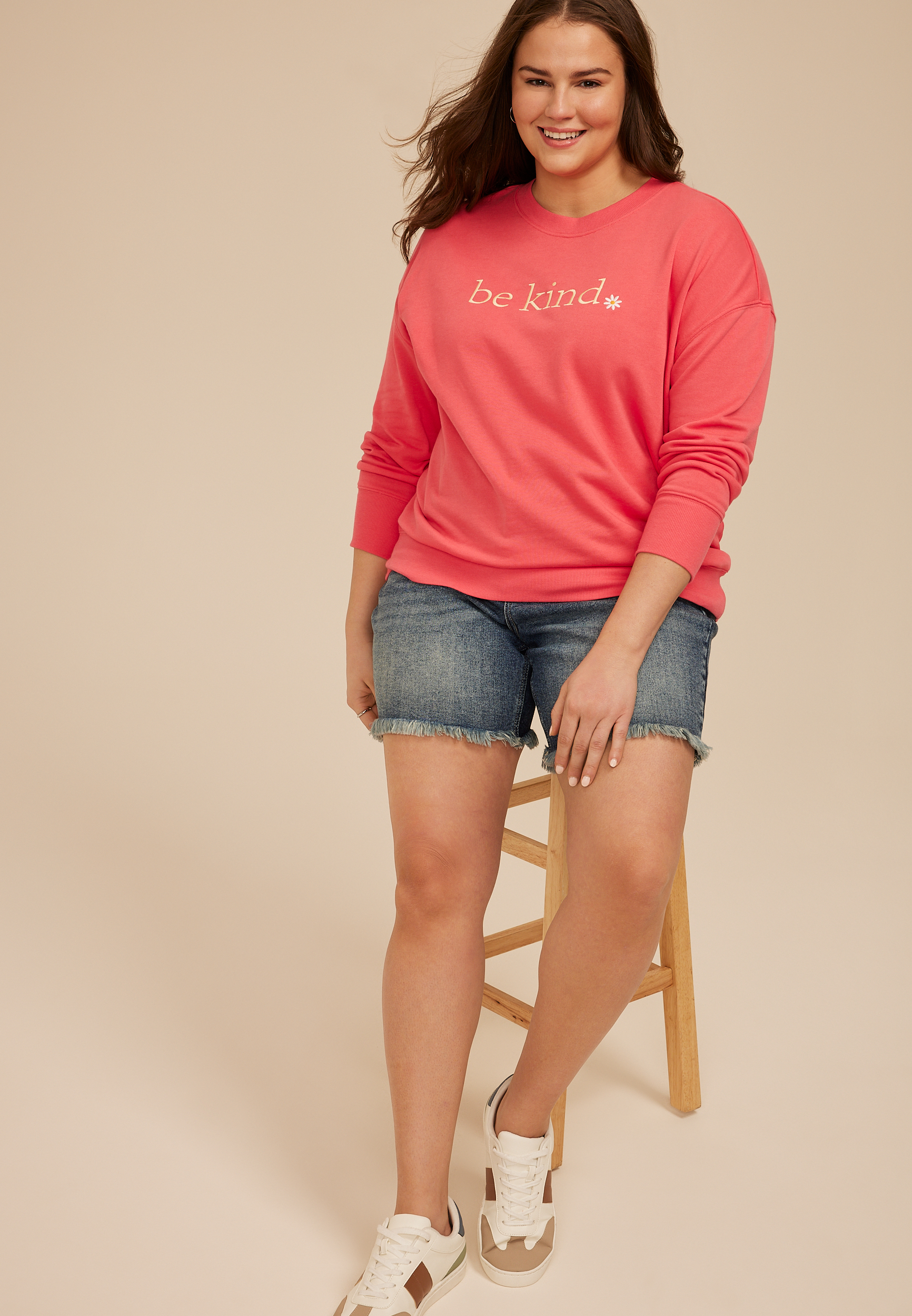 Plus Size Be Kind Sweatshirt