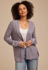 Diamond Pointelle Back Cardigan, C5191, small