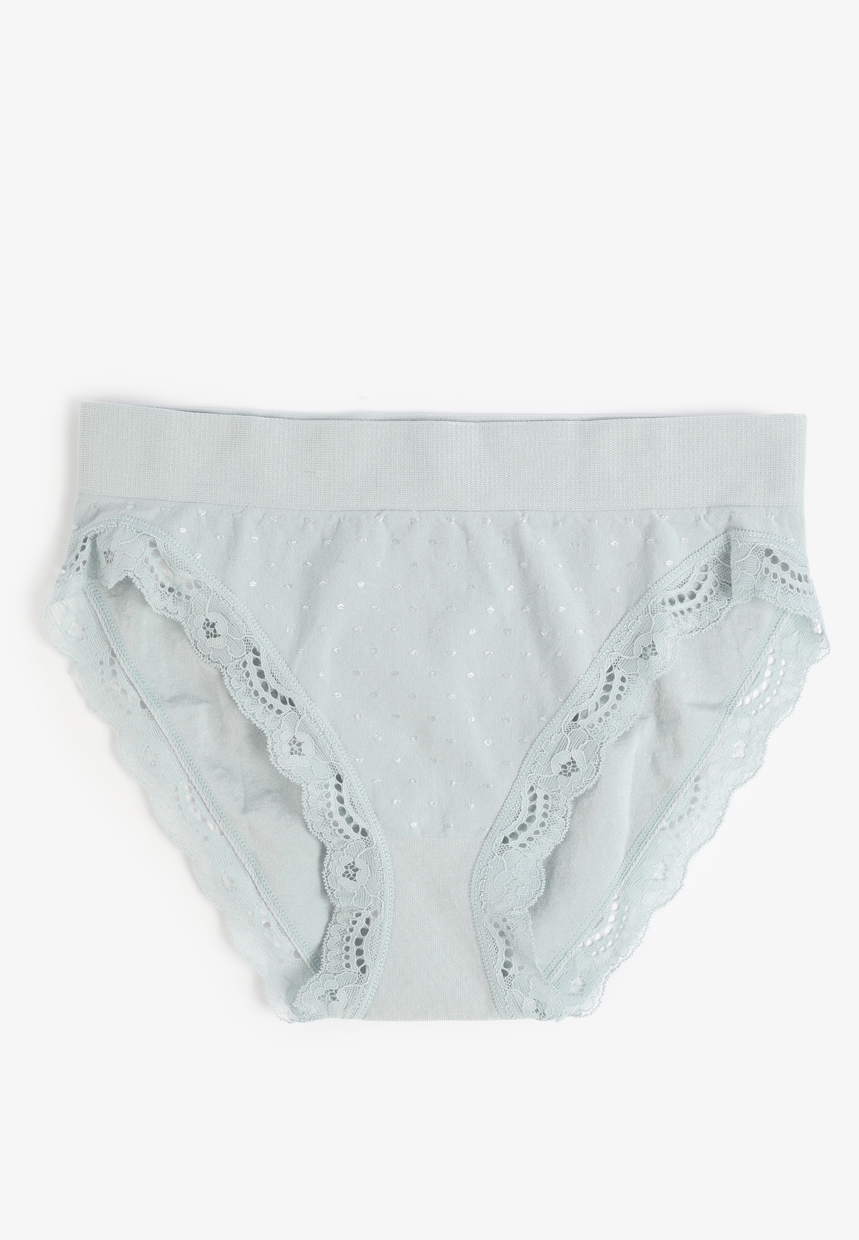 True Stretch Jacquard Dot High Waist Seamless Bikini Panty