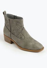 SuperCush Studded Western Ankle Boot, GRAY, small