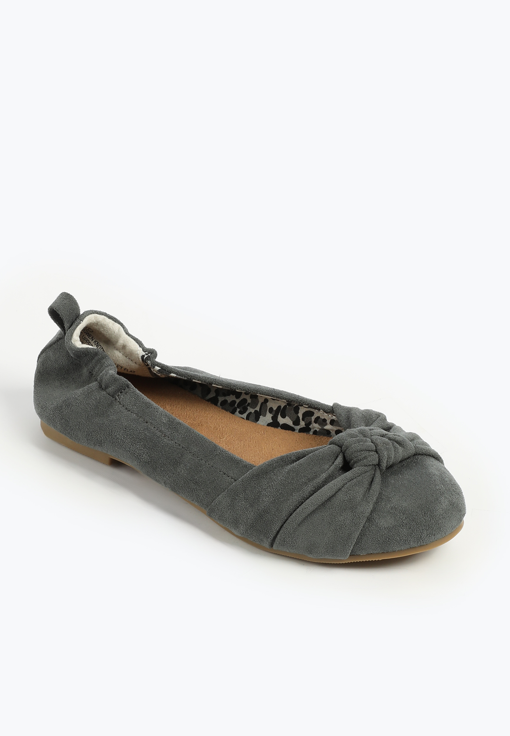 SuperCush Gwen Knot Scrunch Back Ballet Flat