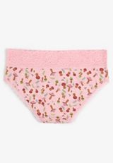 Simply Comfy Cotton Mushroom Print Hipster Panty, C9463, small