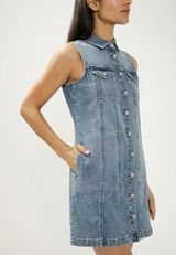 Silver Jeans Co.&reg; 90s Denim Mini Dress, C3337, small