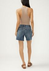 Silver Jeans Co.&reg; Suki Curvy Mid Rise 7in Long Short, C258, small