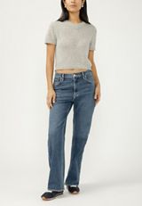 Silver Jeans Co.&reg; Mid Rise 90s Baggy Bootcut Jean, C258, small