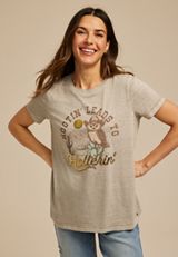Hootin Leads To Hollerin Classic Fit Graphic Tee, C5640, small